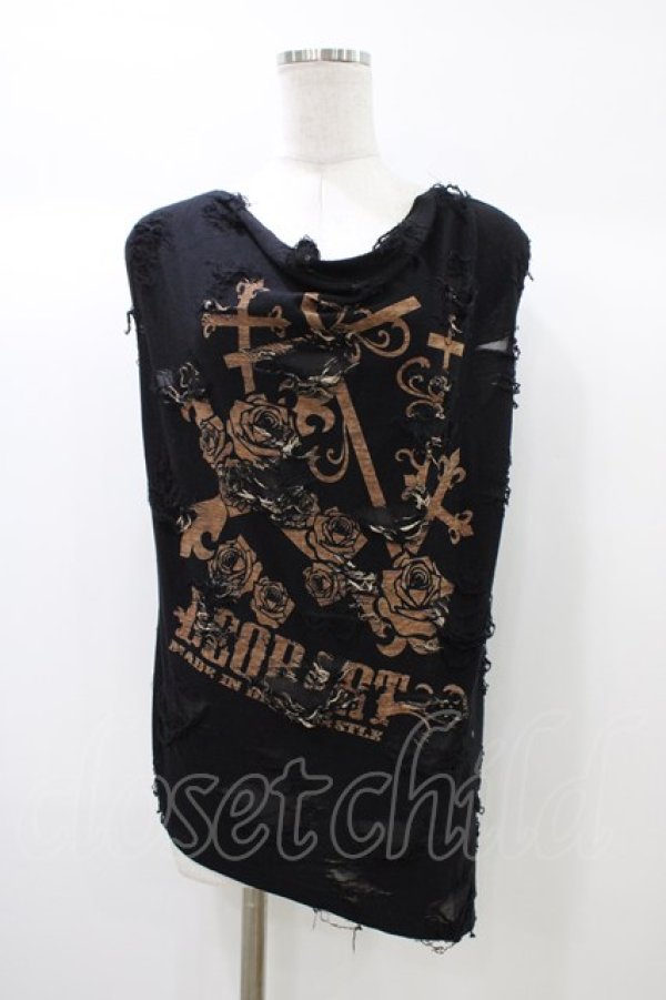 画像1: Deorart / ダメージタンク  黒 H-25-12-26-033-PU-TO-KB-ZH (1)