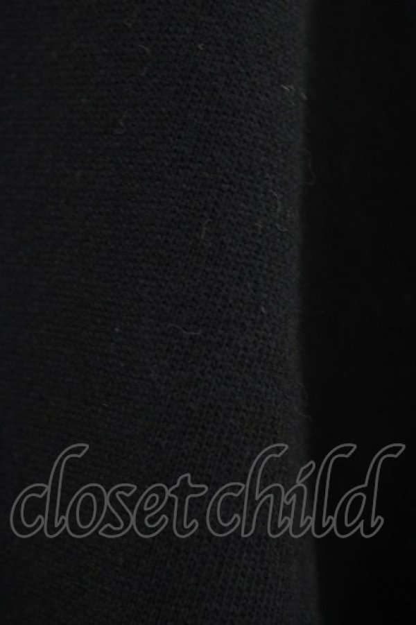 画像3: Na+H / Rustカットソー  黒 H-25-12-26-035-PU-TO-KB-ZH (3)