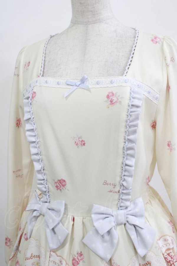 画像5: LIZ LISA / スウィートプレートワンピース Free アイボリー H-25-12-27-1023-LO-OP-NS-ZH (5)