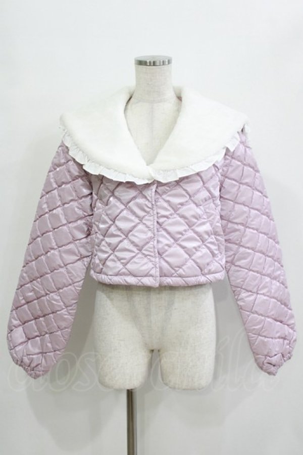 画像1: Jamie エーエヌケー / キルティングセーラーアウター M ピンク H-25-12-27-1029-LO-JA-NS-ZH (1)