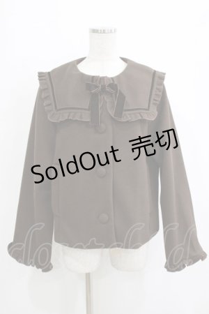 画像: m petit by misako / AM*セーラーショートコート 3L ブラウン H-25-12-27-1030-LO-CO-NS-ZH