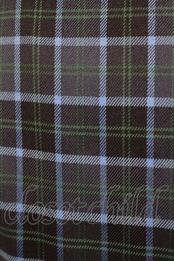 画像4: axes femme kawaii / タータンチェックジャケット M ブルー H-25-12-27-1031-AX-JA-NS-ZH (4)