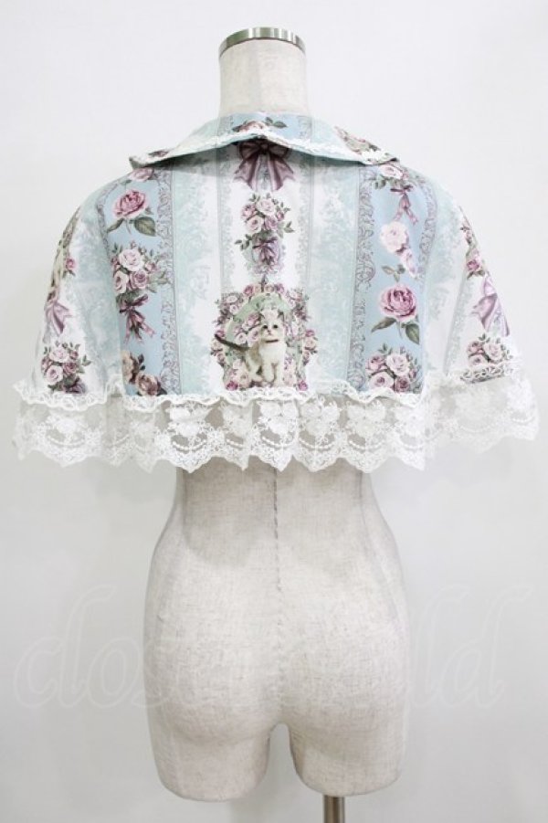 画像3: Royal Princess Alice / Rococo Rose Cat ケープ Free ブルー H-25-12-27-1034-LO-TO-NS-ZH (3)