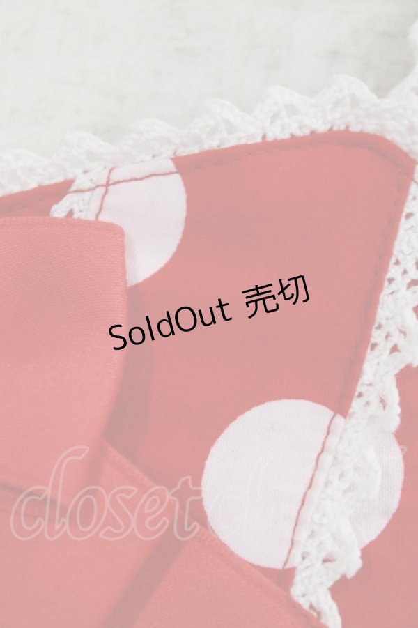 画像6: metamorphose / Syrupサーキュラージャンパースカート（ポルカドット） サイズ1 レッド H-25-12-27-1003-ME-OP-NS-ZH (6)