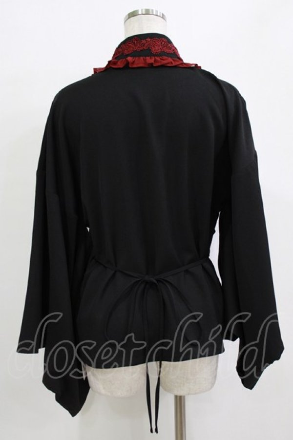 画像3: Chalmiere / 和風ブラウス M ブラック H-25-12-27-1035-PU-BL-NS-ZH (3)