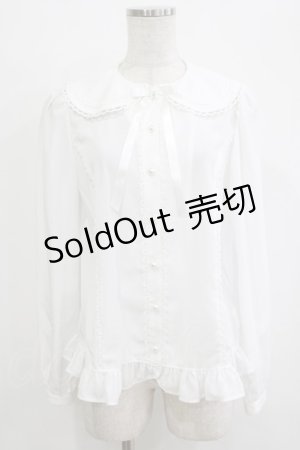 画像: Angelic Pretty / Romantic Lacyカラーブラウス Free オフ H-25-12-27-1036-AP-BL-NS-ZH