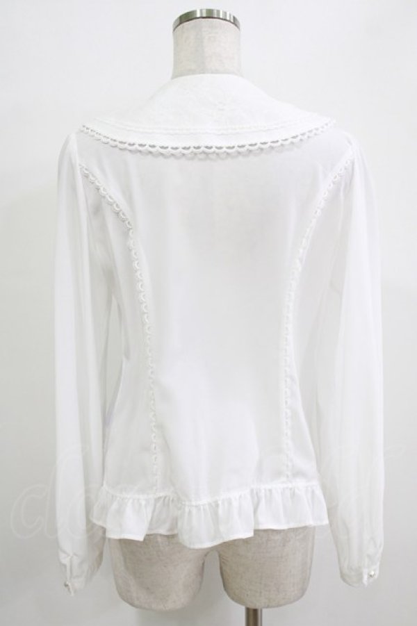 画像3: Angelic Pretty / Romantic Lacyカラーブラウス Free オフ H-25-12-27-1036-AP-BL-NS-ZH (3)