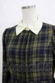 画像5: an another angelus / クレリック衿チェックペプラムシャツ Free GREEN×NV H-25-12-27-1040-CA-TO-NS-ZH (5)