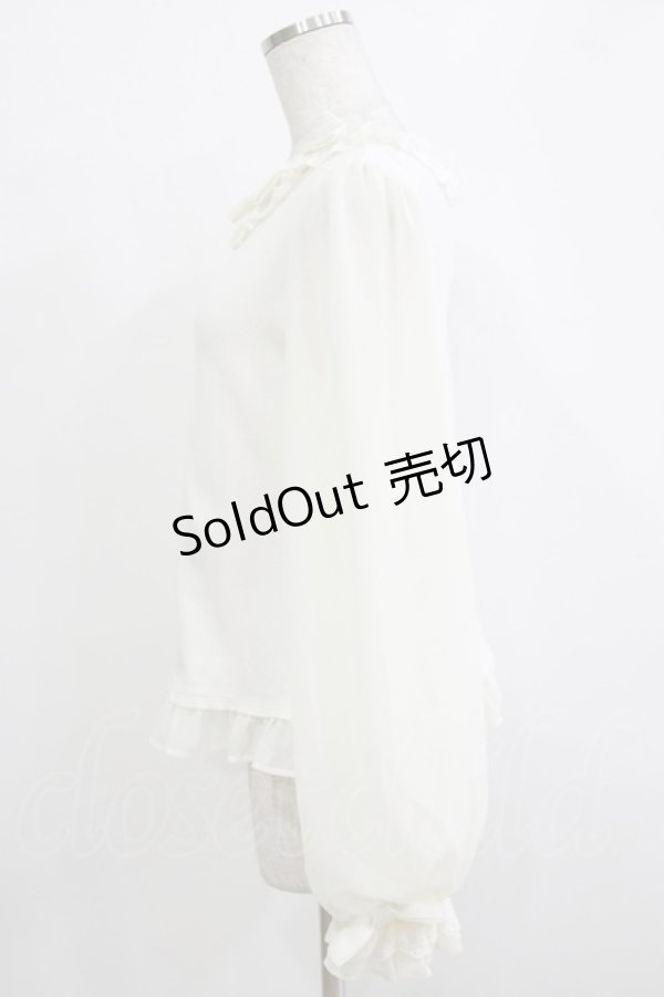 画像2: Angelic Pretty / Trio Ribbonカットソー Free アイボリー H-25-12-27-1042-AP-TO-NS-ZH (2)