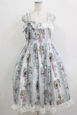 画像1: Royal Princess Alice / Rococo Rose Catジャンパースカート Free ブルー H-25-12-27-1005-LO-OP-NS-ZH (1)
