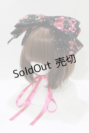 画像: metamorphose / Lady Fruitリボンヘッドドレス  ブラック H-25-12-27-1051-ME-AC-NS-ZH
