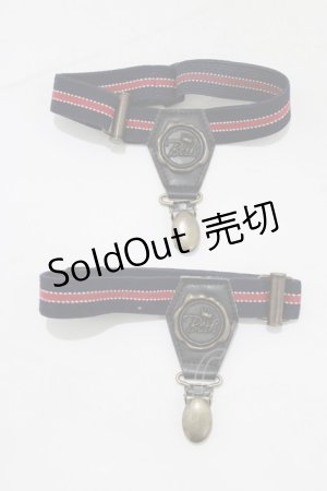 画像: Beth / Bethエンブレムソックスガーター  ネイビー H-25-12-27-1070-CL-ZA-NS-ZH