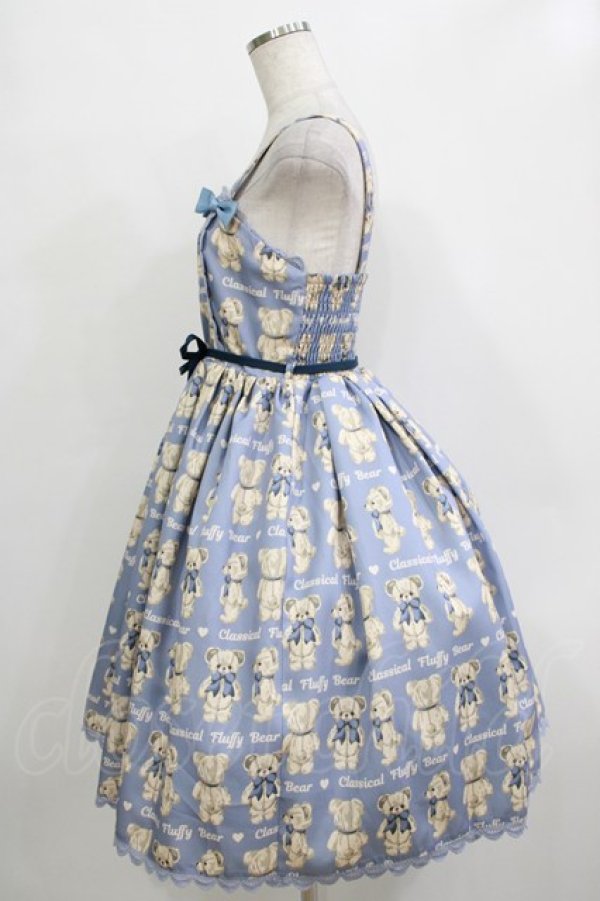 画像2: axes femme kawaii / フラッフィベアジャンスカ M ブルー H-25-12-27-1006-AX-OP-NS-ZH (2)