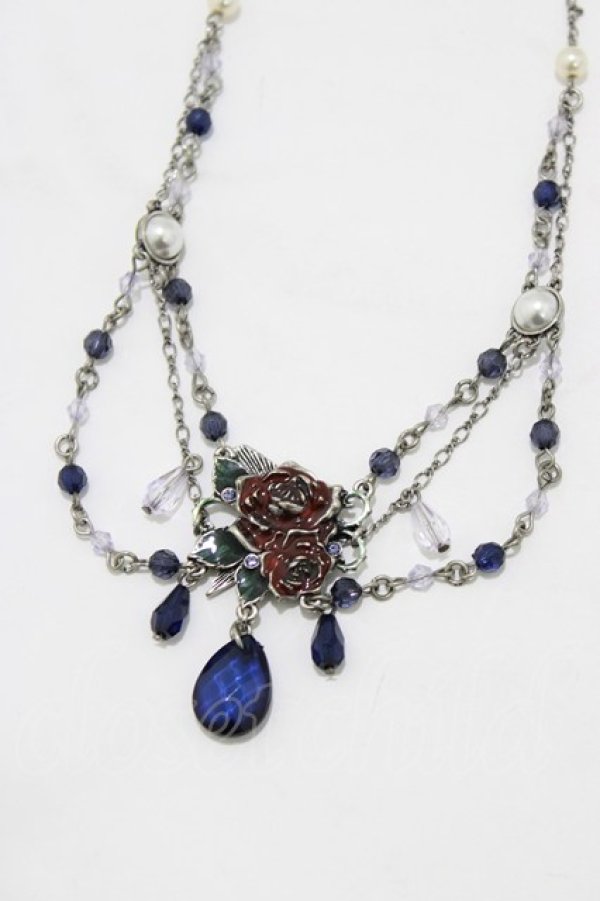 画像1: axes femme / axes femme × 執事喫茶スワロウテイルコラボレーション ネックレス/Follow your bliss  レッド H-25-12-27-1072-AX-AC-NS-ZH (1)