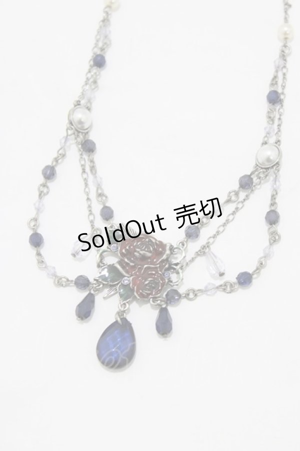 画像1: axes femme / axes femme × 執事喫茶スワロウテイルコラボレーション ネックレス/Follow your bliss  レッド H-25-12-27-1072-AX-AC-NS-ZH (1)