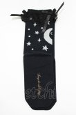 画像2: Angelic Pretty / Dreamy Starクルー丈ソックス  ブラック H-25-12-27-1073-AP-ZA-NS-ZH (2)