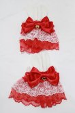 画像1: Angelic Pretty / リリカルバニーレースお袖とめ  レッド H-25-12-27-1079-AP-ZA-NS-ZH (1)