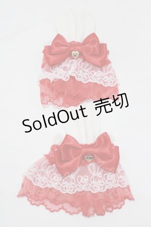 画像: Angelic Pretty / リリカルバニーレースお袖とめ  レッド H-25-12-27-1079-AP-ZA-NS-ZH