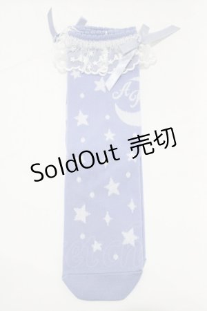 画像: Angelic Pretty / Dreamy Starクルー丈ソックス  ラベンダー H-25-12-27-1082-AP-ZA-NS-ZH