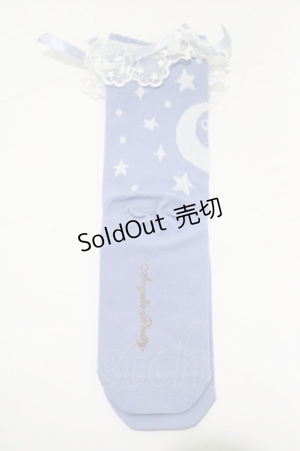 画像2: Angelic Pretty / Dreamy Starクルー丈ソックス  ラベンダー H-25-12-27-1082-AP-ZA-NS-ZH (2)