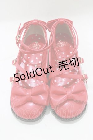 画像: Angelic Pretty / Tea Party Shoes LL/約25.5cm レッド H-25-12-27-1084-AP-SH-NS-ZH