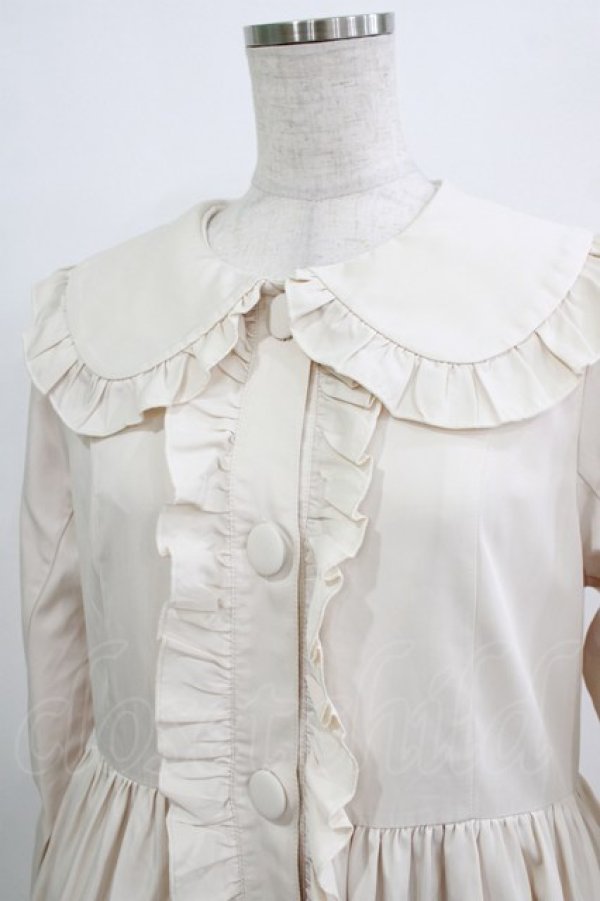 画像4: axes femme kawaii / ティアードトレンチコート M 生成り H-25-12-27-1008-AX-CO-NS-ZH (4)