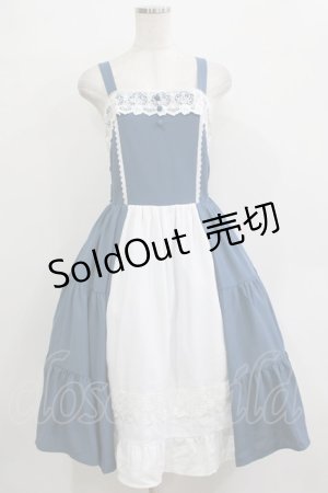 画像: axes femme Kawaii / プランタンジャンパースカート M ブルー H-25-12-27-1011-AX-OP-NS-ZH