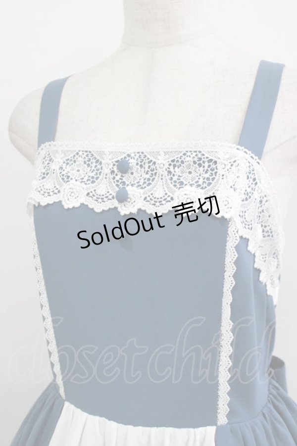 画像5: axes femme Kawaii / プランタンジャンパースカート M ブルー H-25-12-27-1011-AX-OP-NS-ZH (5)