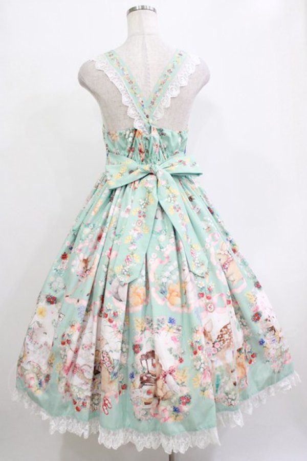 画像3: Royal Princess Alice / Animal Picnic Rendezvous・森庭ミカコラボ/ジャンパースカート Free ミント H-25-12-27-1014-LO-OP-NS-ZH (3)