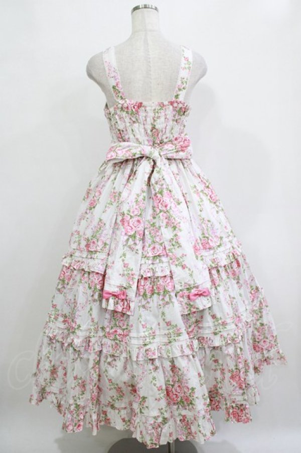 画像3: metamorphose / シャーロットティアードジャンパースカート サイズ1 オフ白系 H-25-12-27-1015-ME-OP-NS-ZH (3)