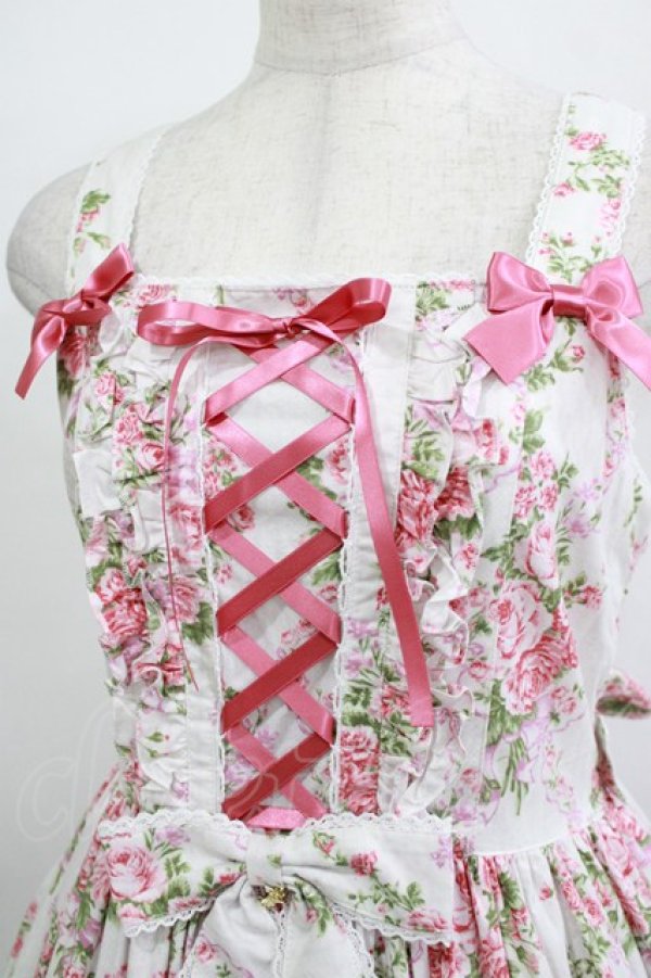 画像5: metamorphose / シャーロットティアードジャンパースカート サイズ1 オフ白系 H-25-12-27-1015-ME-OP-NS-ZH (5)