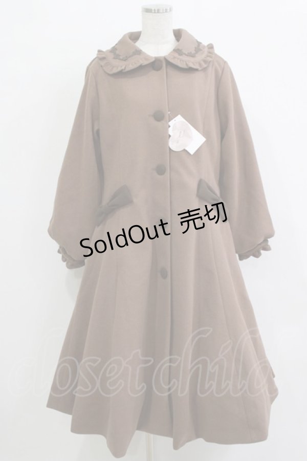 画像1: m petit by misako / TT*AOKロングコート L ブラウン H-25-12-27-1020-LO-CO-NS-ZH (1)