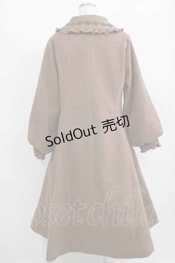 画像3: m petit by misako / TT*AOKロングコート L ブラウン H-25-12-27-1020-LO-CO-NS-ZH (3)