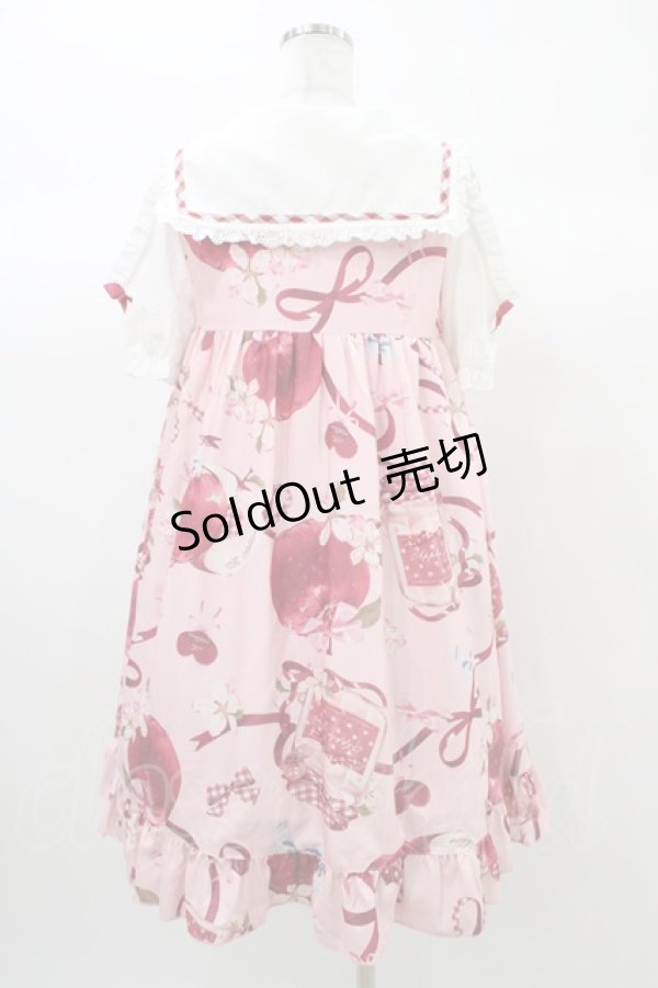画像2: To Alice / りんごジャムワンピース S ピンク H-25-12-28-029-LO-OP-NS-ZH (2)