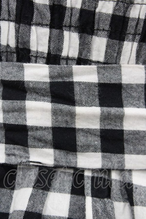 画像3: Amavel / ギンガムチェックジャンパースカート Free ブラック H-25-12-28-031-CA-OP-NS-ZH (3)