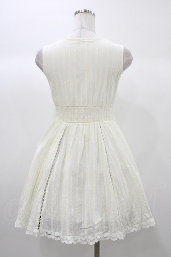 画像2: Amavel / レースカラーワンピース Free 生成り H-25-12-28-032-CA-OP-NS-ZH (2)