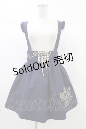 画像: Amavel / 時計刺繍スカート Free ネイビー H-25-12-28-033-CA-SK-NS-ZH