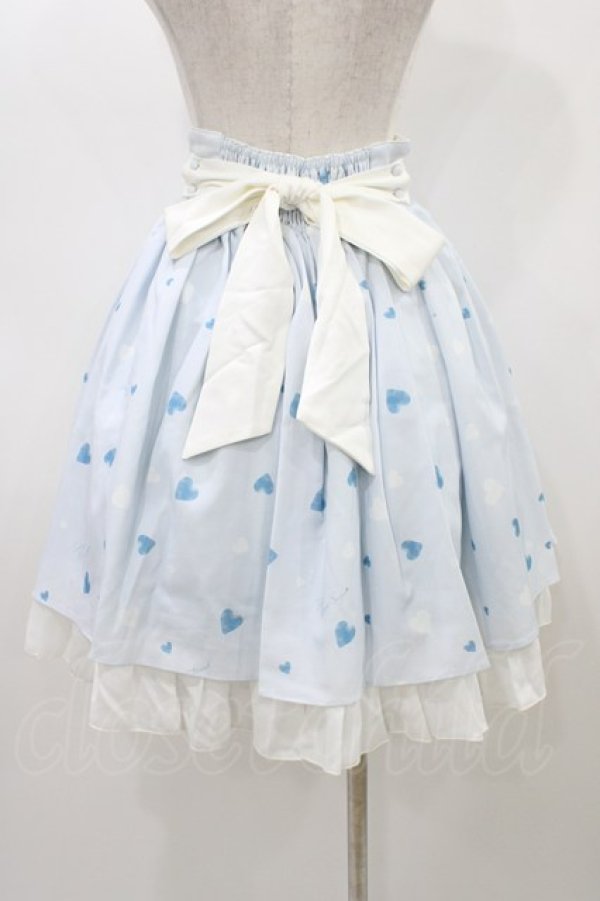 画像2: Amavel / Topping Heart Sugarスカート Free サックス H-25-12-28-037-CA-SK-NS-ZH (2)