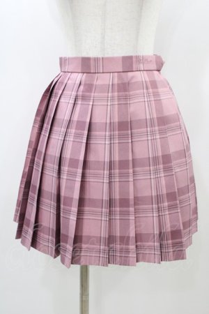 画像: To Alice / チェックプリーツスカート S ピンク H-25-12-28-039-LO-SK-NS-ZH