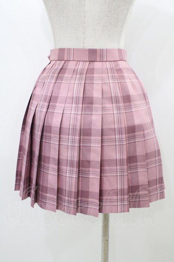 画像2: To Alice / チェックプリーツスカート S ピンク H-25-12-28-039-LO-SK-NS-ZH (2)
