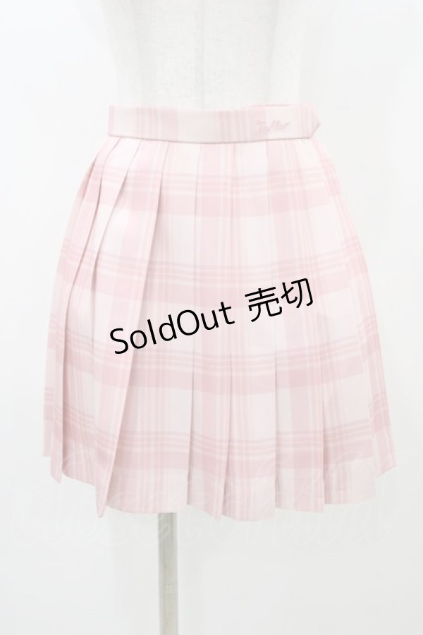 画像1: To Alice / チェックプリーツスカート S ピンク H-25-12-28-040-LO-SK-NS-ZH (1)