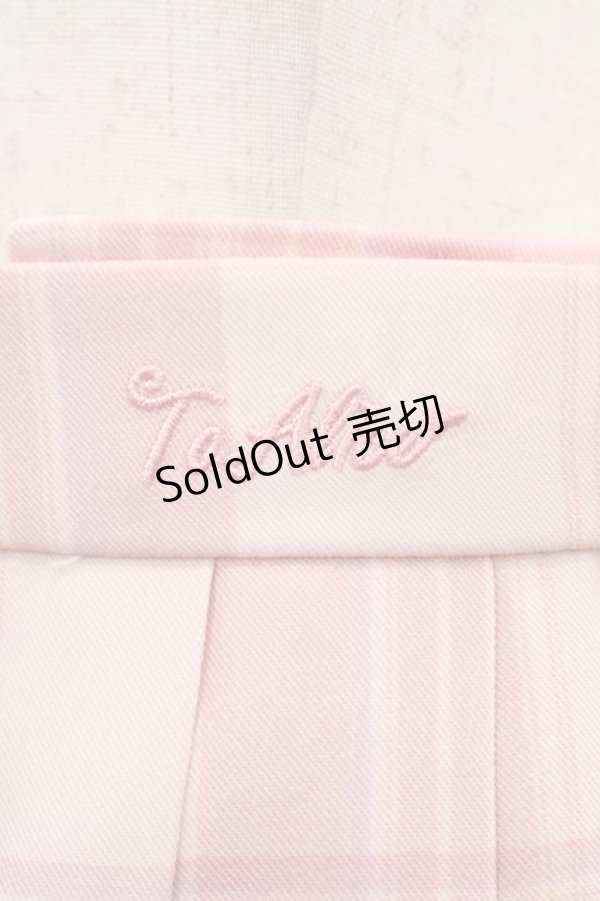 画像3: To Alice / チェックプリーツスカート S ピンク H-25-12-28-040-LO-SK-NS-ZH (3)