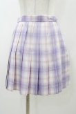 画像1: To Alice / チェックプリーツスカート M ラベンダー H-25-12-28-041-LO-SK-NS-ZH (1)