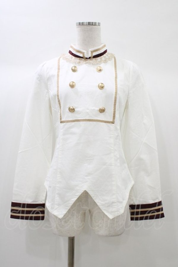 画像1: To Alice / ダブルボタンブラウス S オフ H-25-12-28-045-LO-BL-NS-ZH (1)