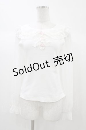 画像: BABY,THE STARS SHINE BRIGHT / リボンパールプルオーバー Free オフ H-25-12-28-047-BA-TO-NS-ZH