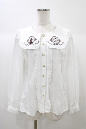 画像: Amavel / 眠れる森の美女刺繍ブラウス Free オフ H-25-12-28-050-CA-BL-NS-ZH