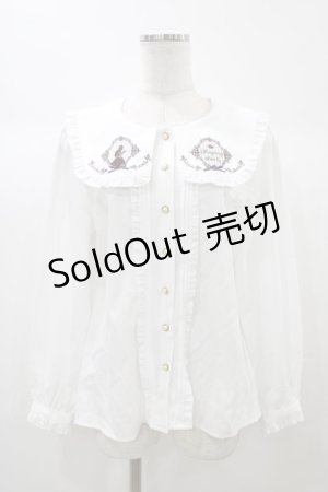 画像: Amavel / 眠れる森の美女刺繍ブラウス Free オフ H-25-12-28-050-CA-BL-NS-ZH