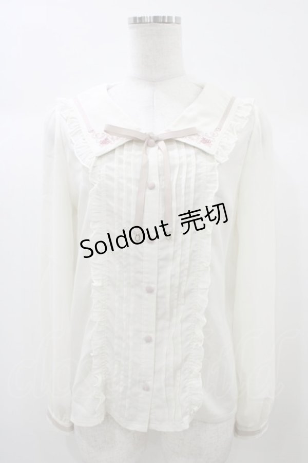 画像1: axes femme POETIQUE / セーラーブラウス  M H-25-12-28-052-AX-BL-NS-ZH (1)