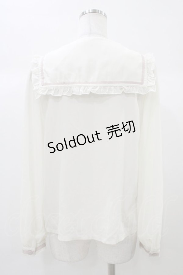 画像2: axes femme POETIQUE / セーラーブラウス  M H-25-12-28-052-AX-BL-NS-ZH (2)