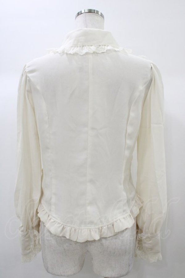 画像2: Innocent World / ３段レース丸衿ブラウス M 生成り H-25-12-28-054-IW-BL-NS-ZH (2)